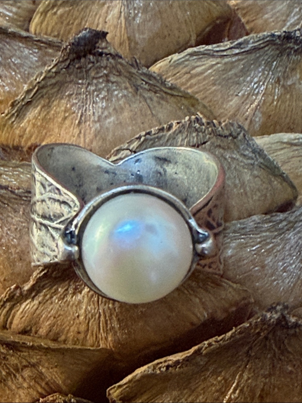 SILPADA RARE PEARL RING 8